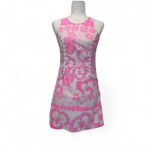 Lilly Pulitzer Pink Floral Mini Dress